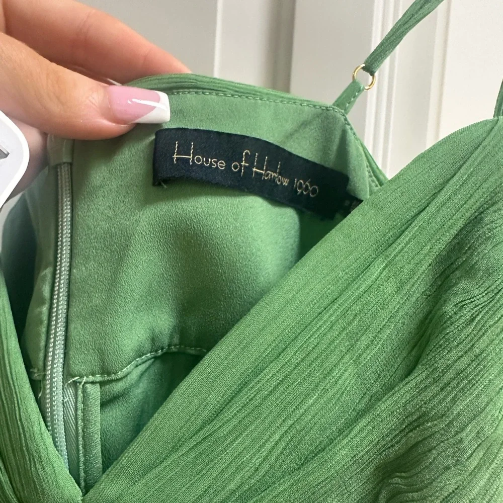 Revolve talula mini green ruffle dress - Picture 2 of 5